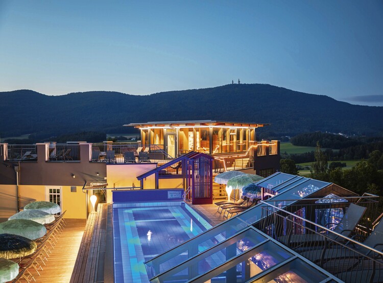 Dachpool im Hotel Birkenhof